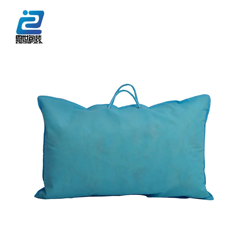 clear PVC plastic zipper bag pillow packaging bag