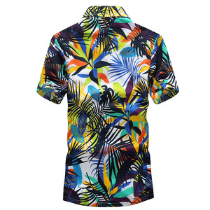 <span class=keywords><strong>Chemise</strong></span> <span class=keywords><strong>de</strong></span> <span class=keywords><strong>plage</strong></span> pour <span class=keywords><strong>homme</strong></span>, imprimée en 3D, à manches courtes, décontractée, boutonnée, <span class=keywords><strong>chemise</strong></span> graphique hawaïenne - Product Image 6