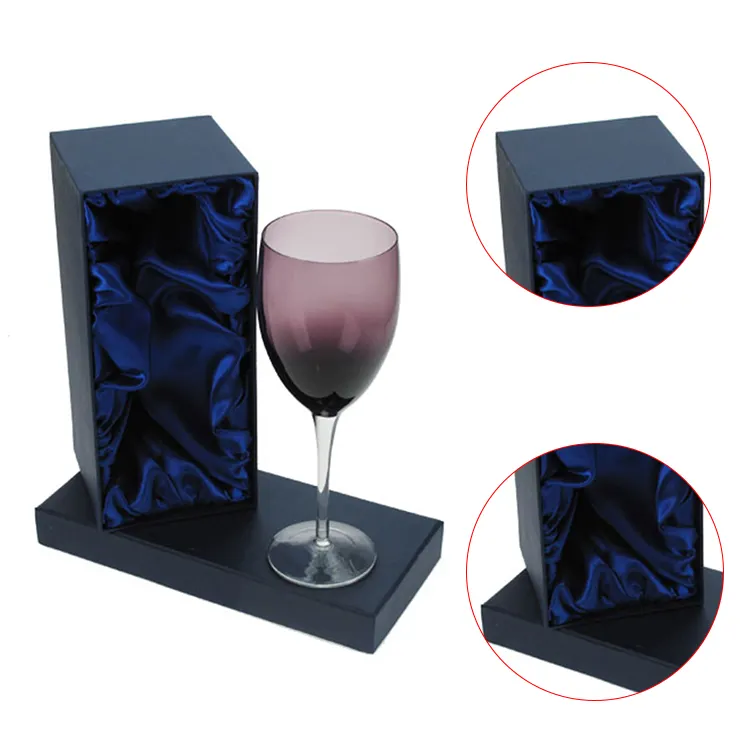 Bespoke wine glass gift box hard cardboard paper box wine glass box