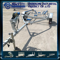 Remorque pour jet ski à essieu simple en acier galvanisé
