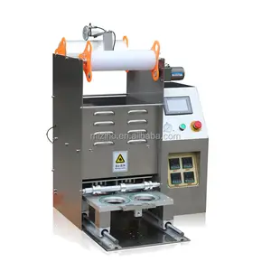 Semi automatic cup sealing machine for yogurt tray sealer container sealing machine