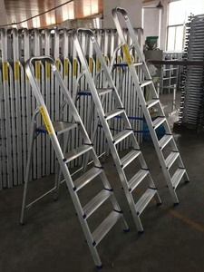 Gấp 5 Bước Thang EN131 Hộ Gia Đình Nhôm Thang Trong Nước Thu Gọn Túi Thu Nhỏ 1.0-1.2Mm CE/EN131 150kgs 5 Bước BF-155 - Product Image 4