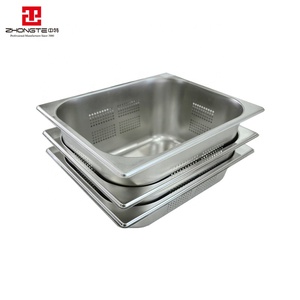 Zhongte usato <span class=keywords><strong>attrezzature</strong></span> <span class=keywords><strong>per</strong></span> la <span class=keywords><strong>ristorazione</strong></span> <span class=keywords><strong>per</strong></span> la vendita di cibo in acciaio inox hotel pan in acciaio inox GN pan gastronorm contenitore pan - Product Image 6