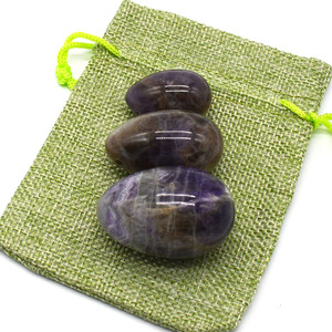 Uova <span class=keywords><strong>di</strong></span> Ametista all'Ingrosso, Sfere <span class=keywords><strong>di</strong></span> Pietra Semipreziosa Naturale per Guarigione, Regalo per Meditazione e Chakra - Product Image 3