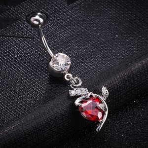 Baumeln Bauch Piercing Nabel Magnetische Vibrierende Zunge Ring