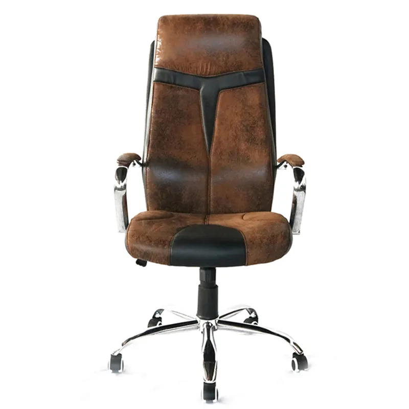 Кожаное кресло с большой скидкой, офисное роскошное кожаное кресло руководителя/офисное кресло с высокой спинкой