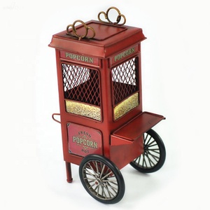 Adorno Decorativo de Metal, Manualidades de Hierro, Decoración de Metal con Forma de Coche de Palomitas, Alcancía Creativa para Niños, Decoración para el Hogar, Oficina o Bar - Product Image 4