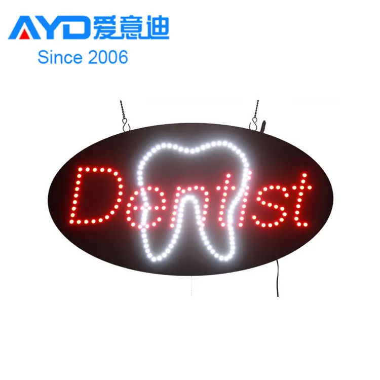 Günstiger Preis Elektrische Acryl LED Open Closed Sign Kunden spezifische LED Sign Display Board