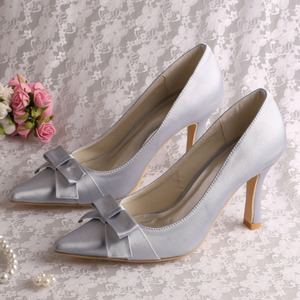 Rosa di Raso Tacchi Scarpe Da Sposa Sposa di Formato 40 - Product Image 6