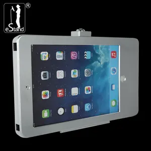 eStand 24018RL Wall Mounted Screwed Fixed Metal Secured Locked Tablet Pc Stand For 9.7 inch iPad2/3/4/Pro/Air 2