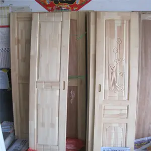 Virteamn Panel Furnitur Laminasi Sambungan Jari Kayu Karet untuk Pintu Lebih Keras