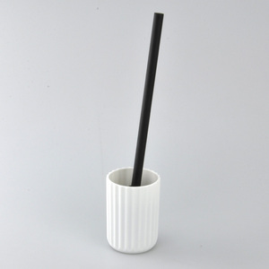 Ensemble de brosse de toilette de forme carrée en polyrésine de sable jaune commercial - Product Image 2