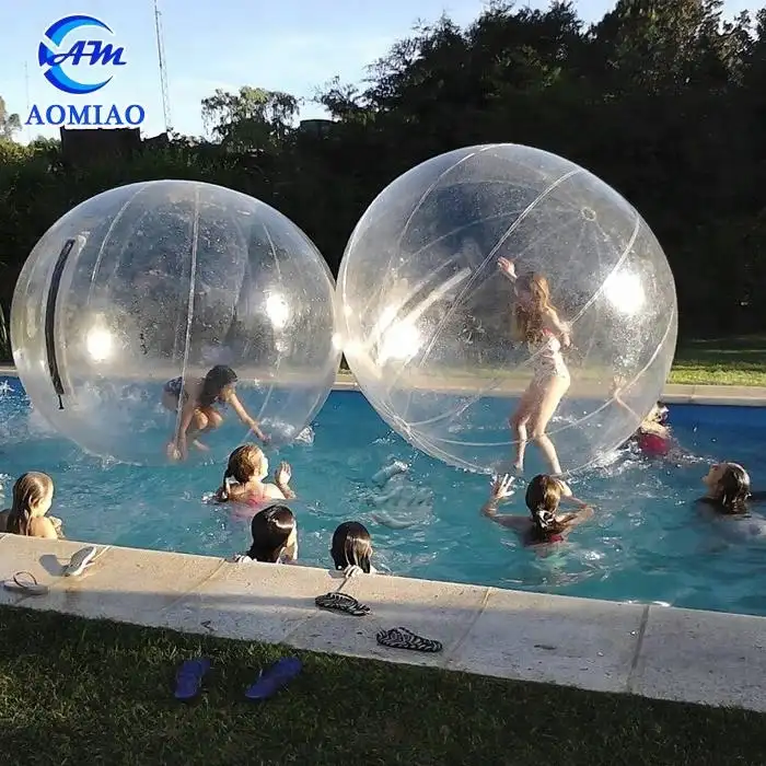 ลูกบอลพลาสติกใสขนาดใหญ่/เติบโตในลูกบอลกลิ้งน้ำทำให้พองสำหรับเด็กและผู้ใหญ่