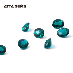 ATTAGEMS creó <span class=keywords><strong>Esmeralda</strong></span> 9*7mm Oval corte corrector mejor <span class=keywords><strong>original</strong></span> <span class=keywords><strong>piedra</strong></span> <span class=keywords><strong>Esmeralda</strong></span> precio por quilate - Product Image 4