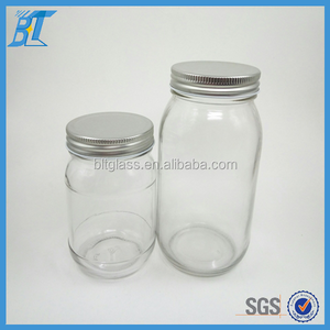 China <span class=keywords><strong>750</strong></span> <span class=keywords><strong>ml</strong></span> Einweg glas Einmach gläser Träger Bubble Tea Einmach glas mit Schraub deckel Großhandel