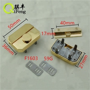 ตัวล็อคคลิปโลหะเคลือบสำหรับตกแต่ง,คลิปล็อคแบบกดล็อคหัวเข็มขัดแบบกดล็อคสำหรับกระเป๋าหนังกระเป๋าใส่เงิน - Product Image 6