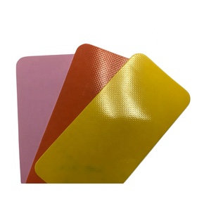 400G PVC Dilapisi Kain Daur Ulang Truk Terpal Gulungan Bingkai Vinyl Dilaminasi Terpal Tenda Kain