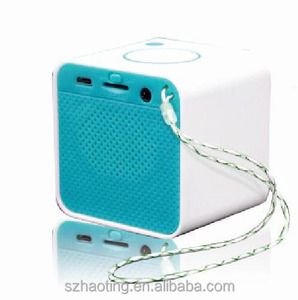 Mini multimedia radio AM FM con control remoto altavoz del cubo bajo - Product Image 3