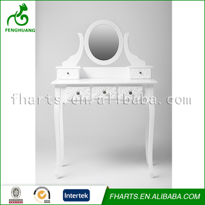 Contemporáneo de Roble Grande Barato <span class=keywords><strong>Tocador</strong></span> <span class=keywords><strong>En</strong></span> <span class=keywords><strong>Blanco</strong></span> - Product Image 1