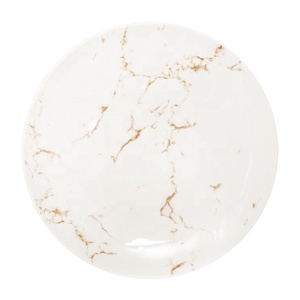 Assiettes en céramique avec logo personnalisé, dédie aux hommes, vente en gros, plats en porcelaine de marbre, bon marché - Product Image 2