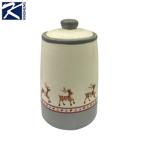 Personalizado único Patrón de los ciervos de la Navidad Linda tazas de cerámica - Product Image 2