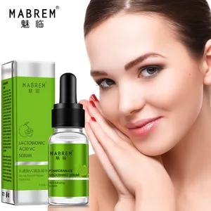 Mabrem, eficaz remove queratina ácido lactobiônico soro dermatológico facial, encolhedor de poros, soro de vitamina c