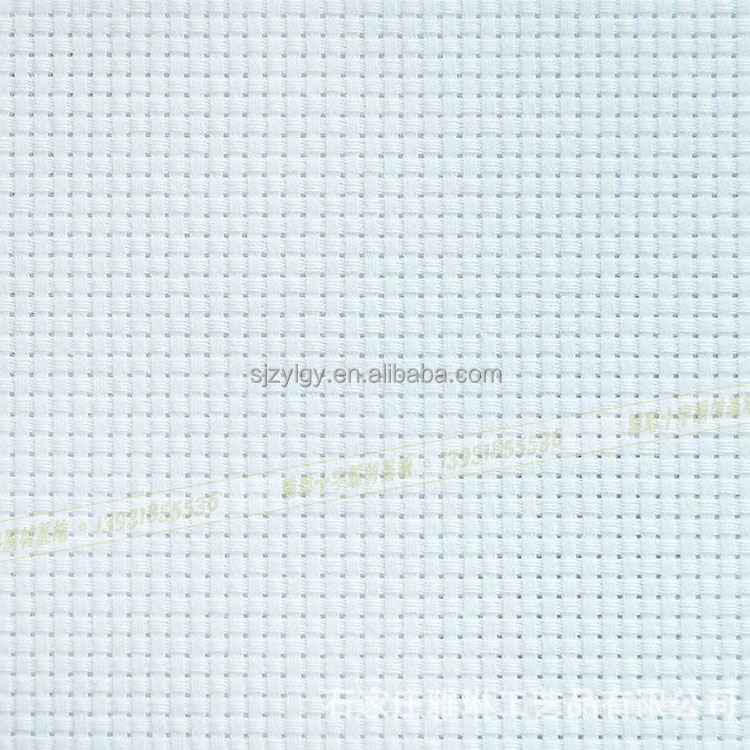 Оптовая продажа, китайская фабричная продукция, ткань для вышивки крестиком, белая ткань Aida, 14 шт.