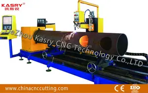 La industria de fabricación de plasma/oxicorte máquina de corte para tubo de metal