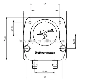 Laundry washing machine OEM peristaltic pump