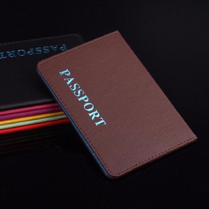 Nuevo patrón de cuero de la PU cubierta del pasaporte en la aventura de las mujeres documento de viaje entradas titular mujer chicas pasaporte caso - Product Image 5