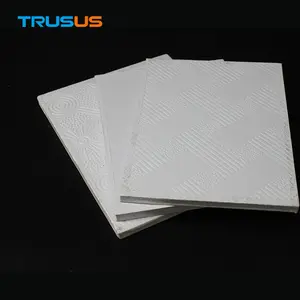 Vinyl Coated Gypsum Ceiling Tiles With Aluminium Foil Back
