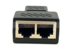 RJ45 Splitter 2 Vrouwelijke Geschikt Voor Super Categorie 5 6 <span class=keywords><strong>Ethernet</strong></span> - Product Image 2