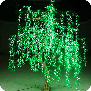 Ngoài trời khóc cây liễu LED-thắp sáng cây nhân tạo trang trí ấm trắng đồng Vật liệu IP65 đánh giá giáng sinh Halloween - Product Image 5