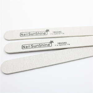 Di alta qualità trucioli di legno nail file con il grigio e bianco due lati lucido bar 180/240 di spessore trucioli di legno - Product Image 4