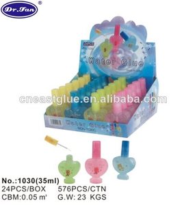artículos de papelería de la escuela para los niños nuevo diseño de la forma del corazón pegamento líquido - Product Image 1