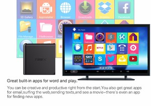Actualización de firmware s905x T95X amlogic 1 GB + 8G 2.4G 4 <span class=keywords><strong>K</strong></span> KODI Cargado Completo Reproductor Multimedia hd videos de - Product Image 6