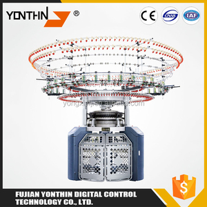 Yonthin Máquina de Tejer Circular de Tela, Máquina de Tejer de Alta Producción, Completamente Computarizada, 4 Colores - Product Image 4
