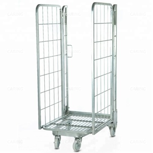 Lourds Cargo 2 Face Chariot Supermarché Cage à Rouleaux En Acier - Product Image 1