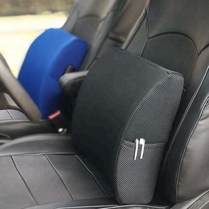 Cojín de Espuma Viscoelástica Ergonómico y Ortopédico para Respaldo de Silla de Oficina o Asiento de Auto, Soporte Lumbar Ajustable - Product Image 1