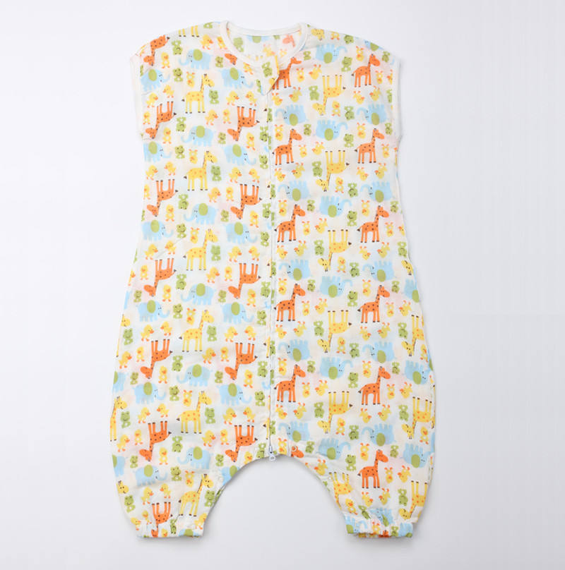 Zogift 2018 2 capas suave ecológico 100% tela de muselina de algodón bebé saco de dormir - Product Image 2