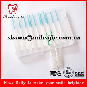 De Mango largo de Cerdas Suaves De Goma Cepillo Interdental Hilo Dental Selección - Product Image 5