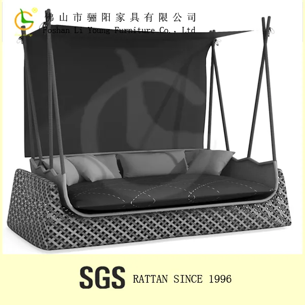 Hot vente nouveau design de haute qualité en plein air balançoire de jardin avec tente, lg43-2583