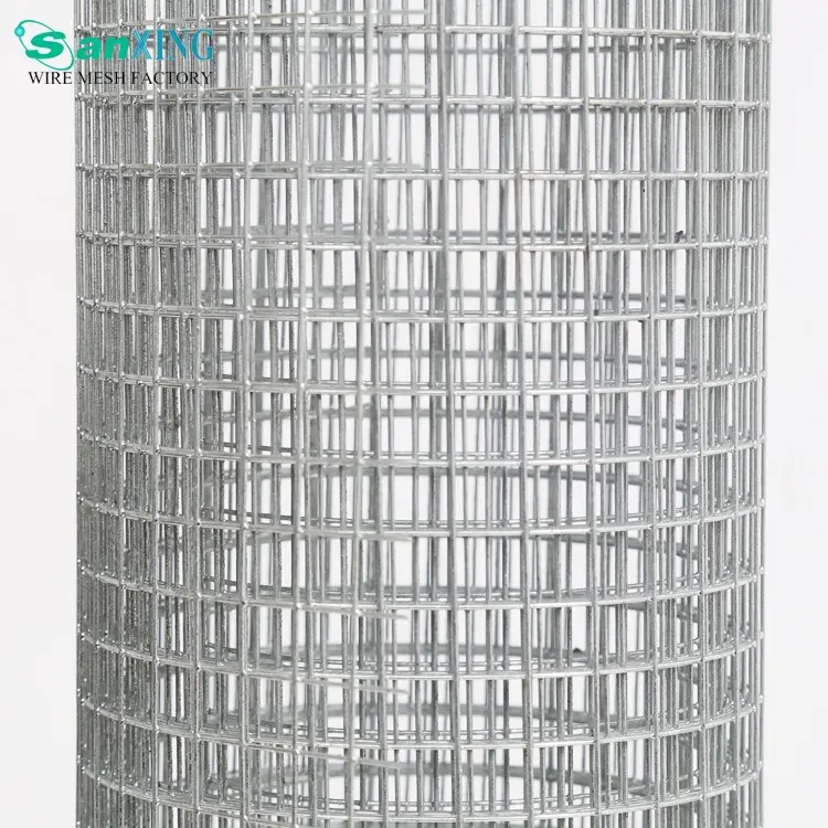 Kepadatan Tinggi 4X4 Galvanized Welded Wire Mesh untuk Pagar Panel dengan Harga Murah