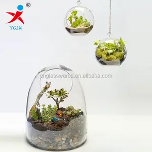 玻璃悬挂玻璃容器/悬挂植物容器