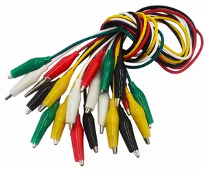 Car Jumper testing lead set 10 pairs Small Battery Alligator Clip Cables