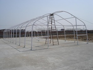 Magazzino Prefabbricato Economico con Struttura in Acciaio Zincato, <span class=keywords><strong>Copertura</strong></span> in PVC Impermeabile, Resistente ai Raggi UV e Ignifuga - Product Image 5