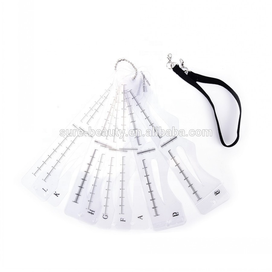 Hot Sale Transparent Permanent Makeup Eyebrow Stencil Eyebrow Tattoo Stencil