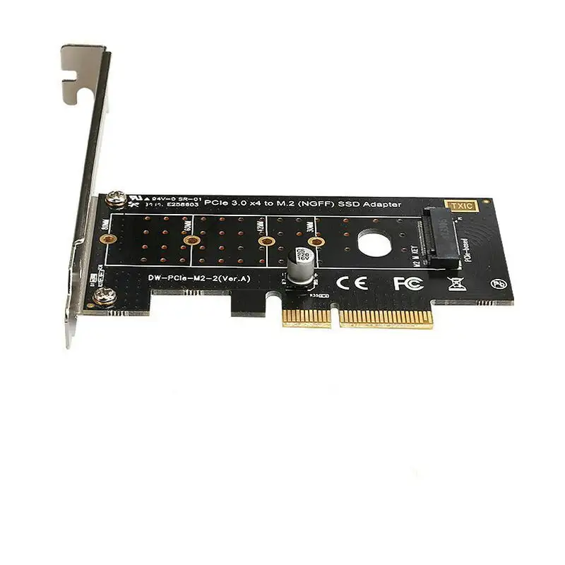 PCI Express 3.0X4 untuk NVME M.2 M Kunci NGFF SSD PCIe M2 Riser Kartu Adaptor