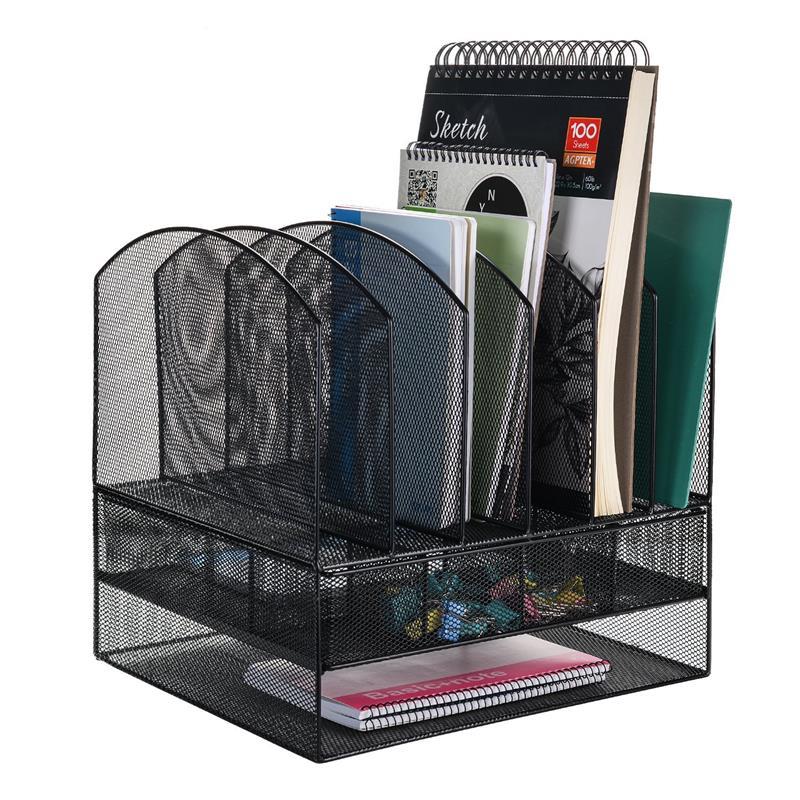 Metal Wire Desk Organizer Wholesale Nes Design Black Office Metal Wire Mesh Desk Organizer