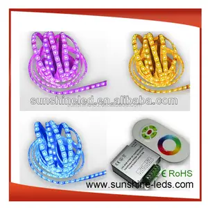 12 v/24 v/220 v putih/rgb tahan air smd 5050/3528/5630 fleksibel strip dipimpin